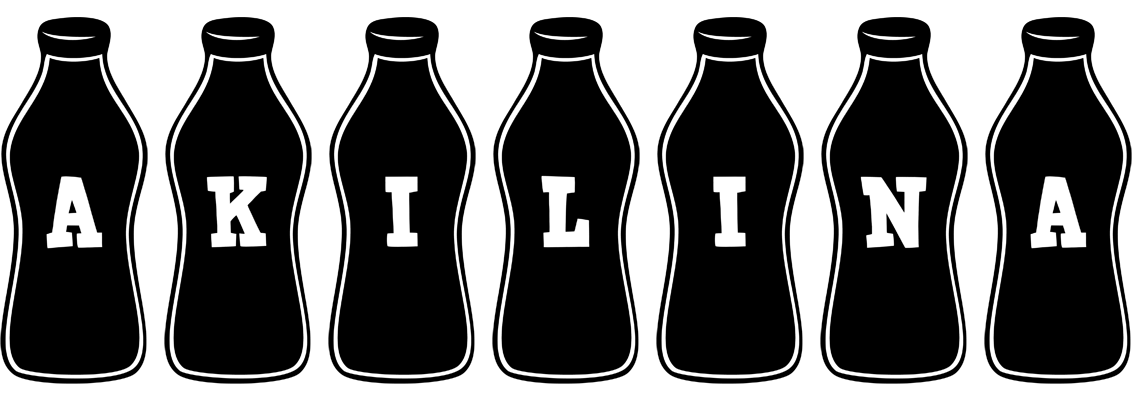 Akilina bottle logo