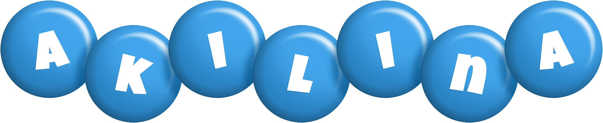 Akilina candy-blue logo