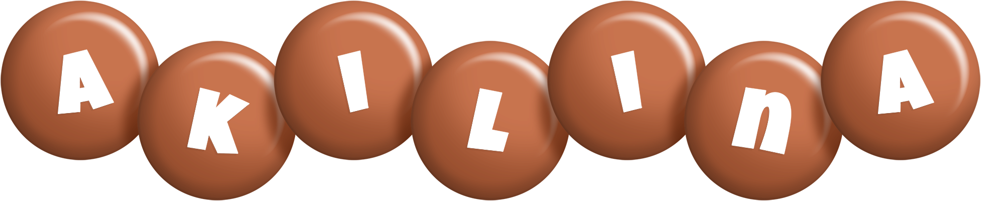 Akilina candy-brown logo