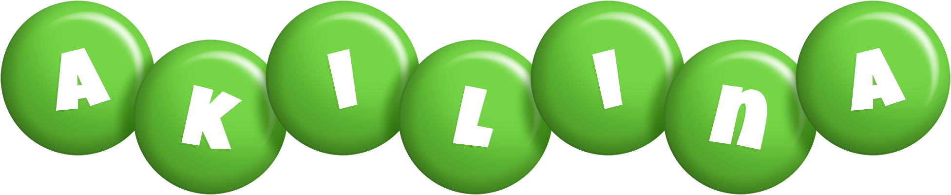 Akilina candy-green logo