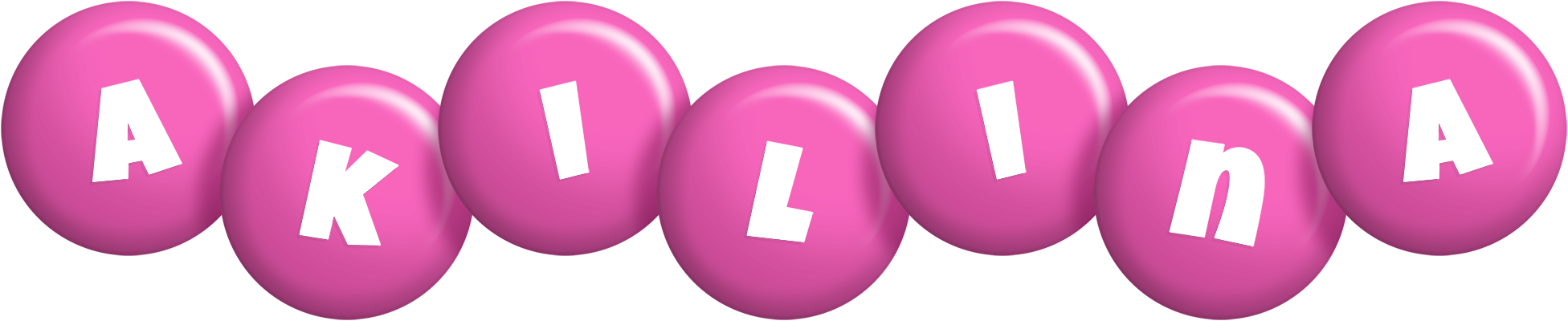 Akilina candy-pink logo