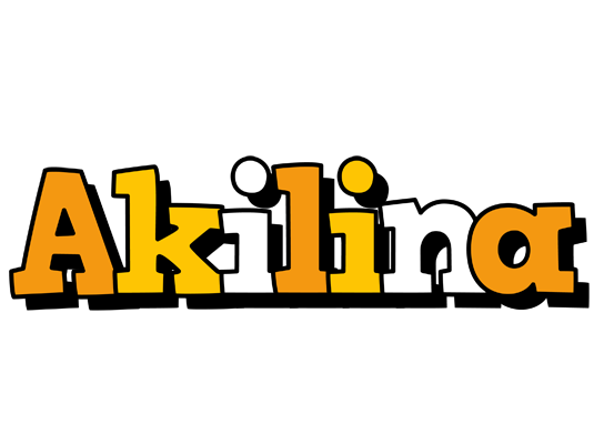 Akilina cartoon logo