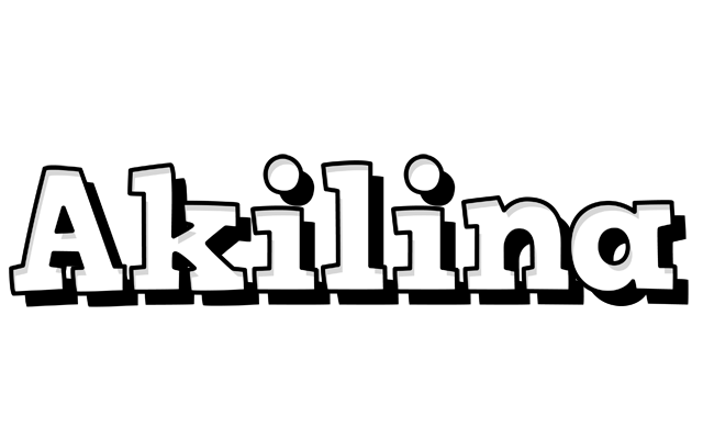 Akilina snowing logo