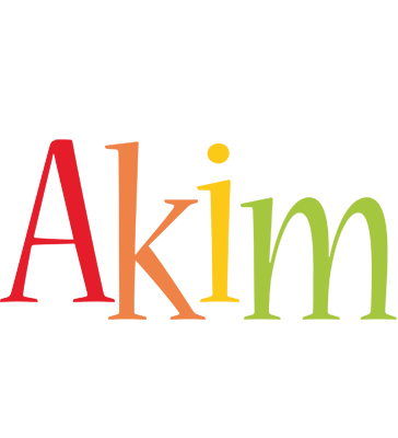 Akim birthday logo