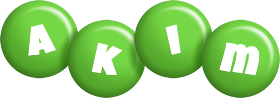 Akim candy-green logo