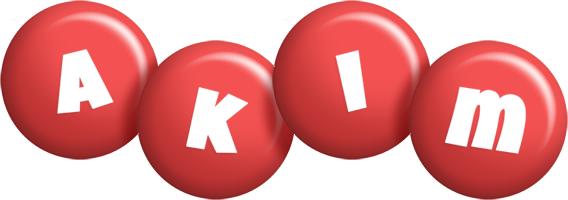 Akim candy-red logo