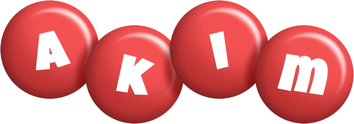 Akim candy-red logo