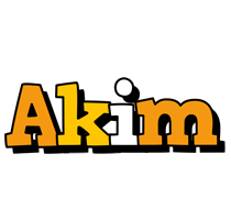 Akim cartoon logo