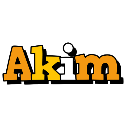 Akim cartoon logo