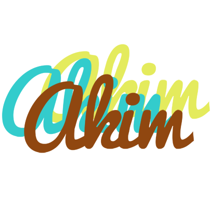 Akim cupcake logo