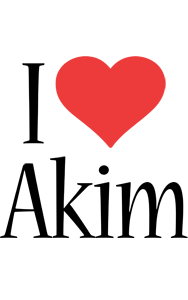 Akim i-love logo
