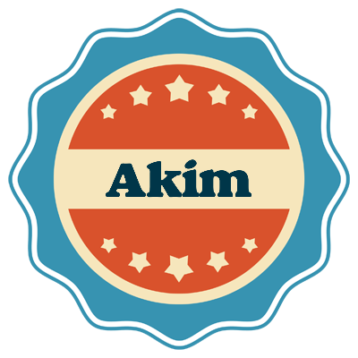 Akim labels logo