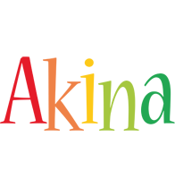 Akina birthday logo