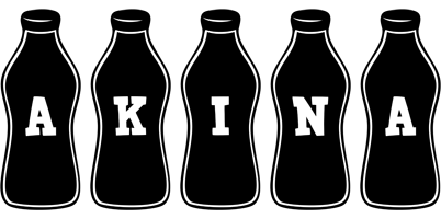 Akina bottle logo