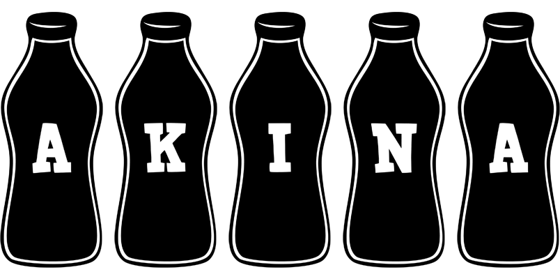 Akina bottle logo