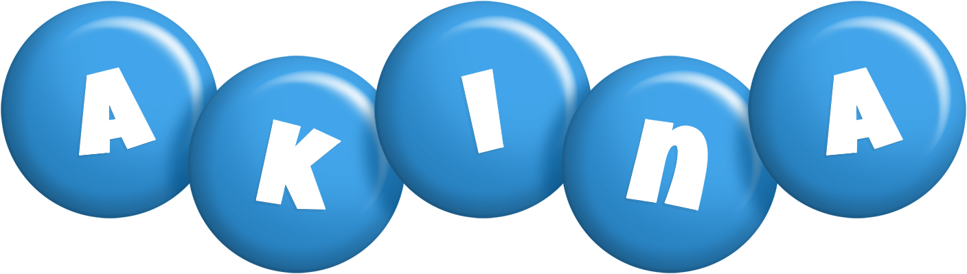 Akina candy-blue logo