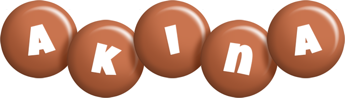 Akina candy-brown logo