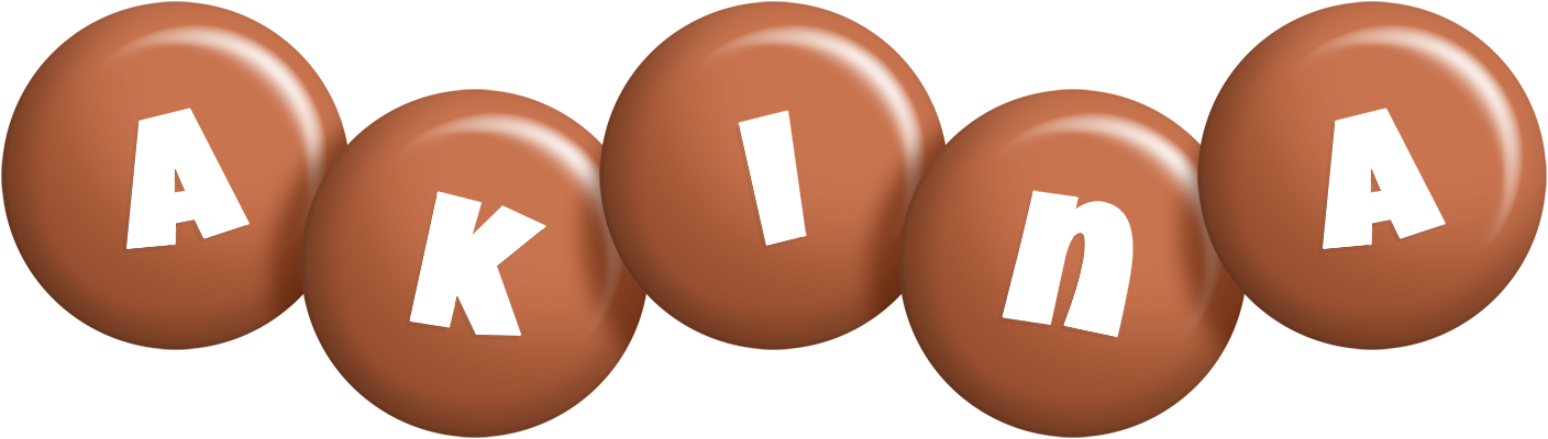 Akina candy-brown logo