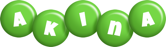 Akina candy-green logo