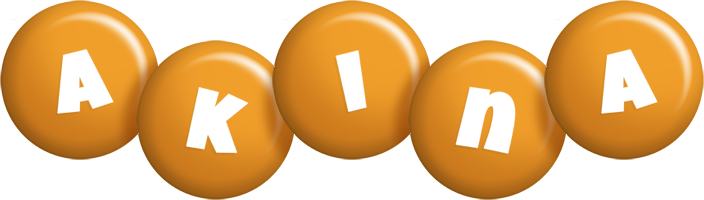 Akina candy-orange logo