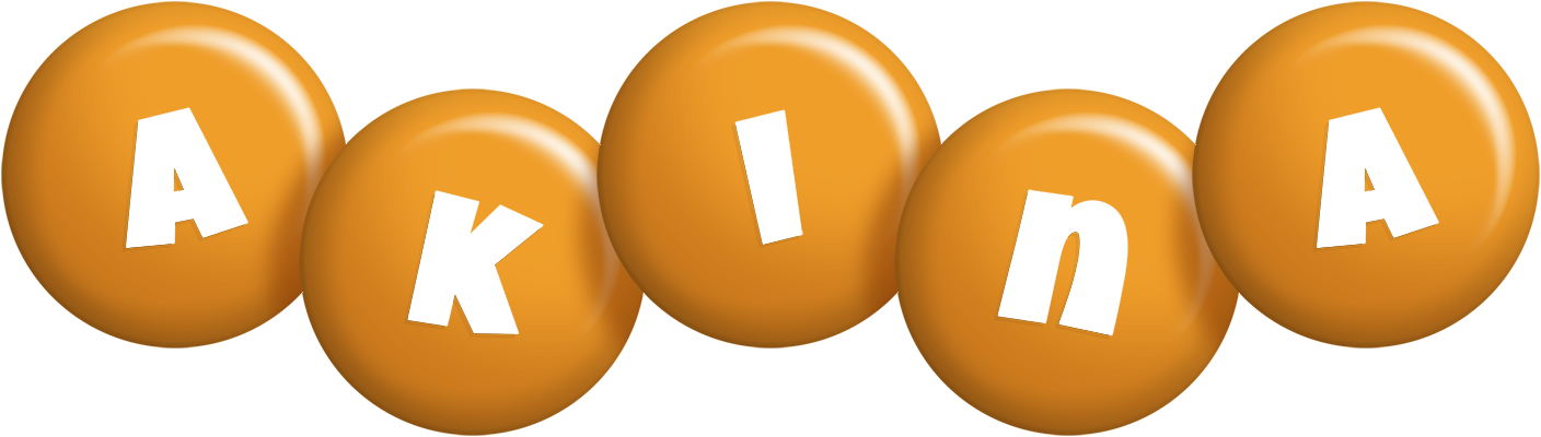 Akina candy-orange logo