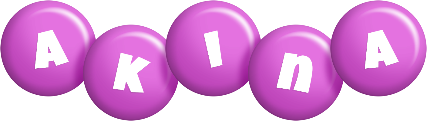Akina candy-purple logo