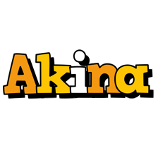 Akina cartoon logo