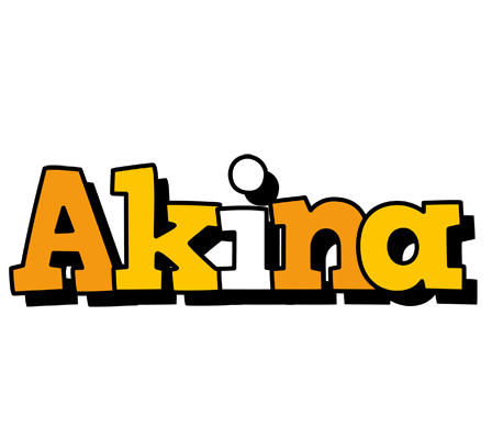 Akina cartoon logo