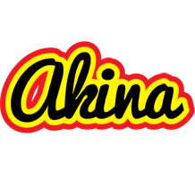 Akina flaming logo