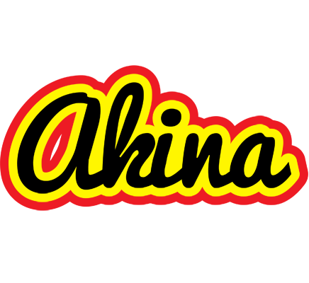 Akina flaming logo