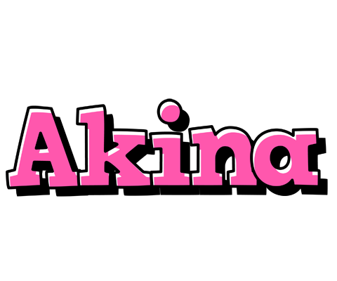 Akina girlish logo