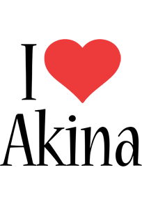 Akina i-love logo