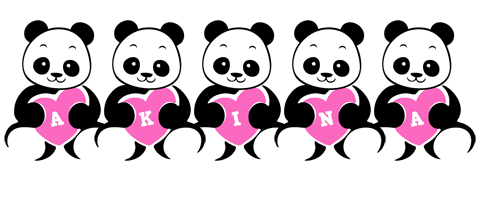 Akina love-panda logo