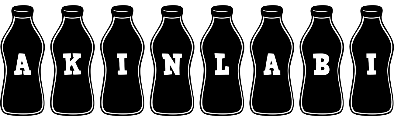 Akinlabi bottle logo