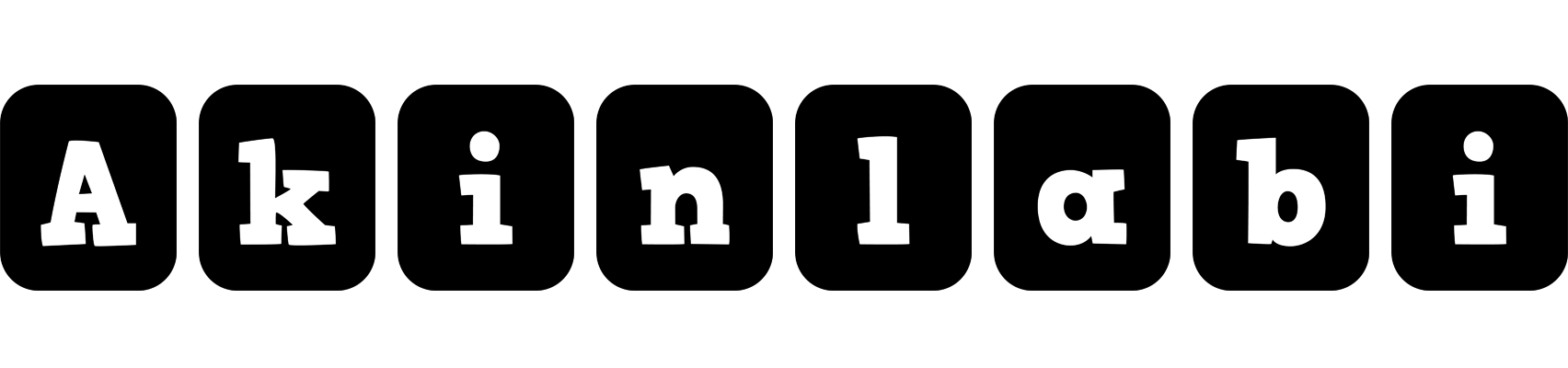 Akinlabi box logo