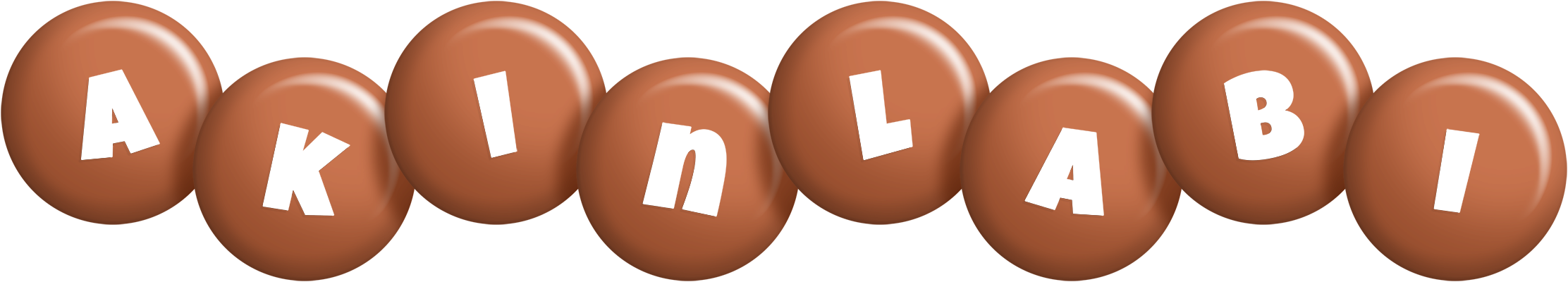 Akinlabi candy-brown logo
