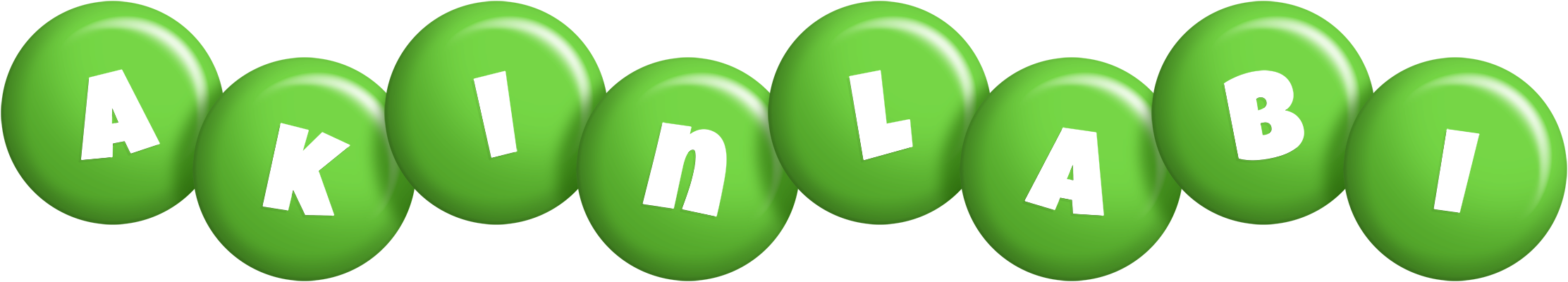 Akinlabi candy-green logo