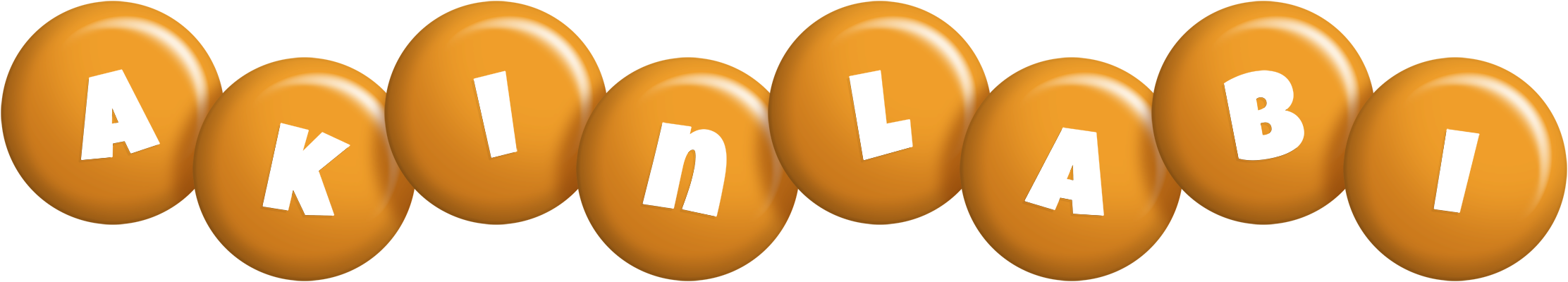 Akinlabi candy-orange logo
