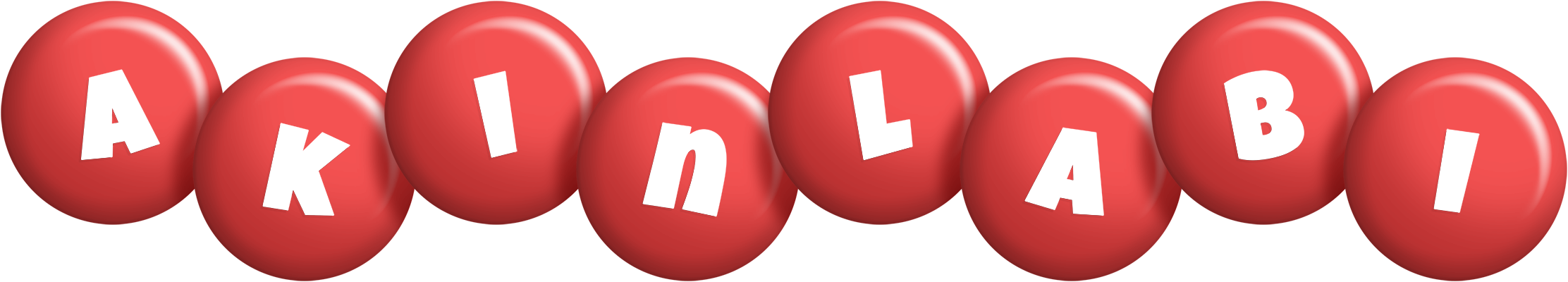 Akinlabi candy-red logo