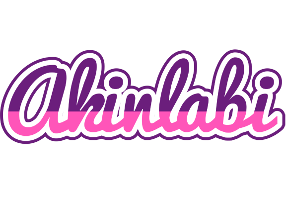 Akinlabi cheerful logo