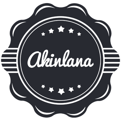 Akinlana badge logo