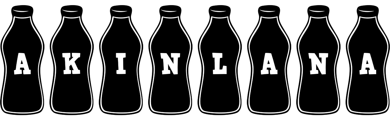 Akinlana bottle logo