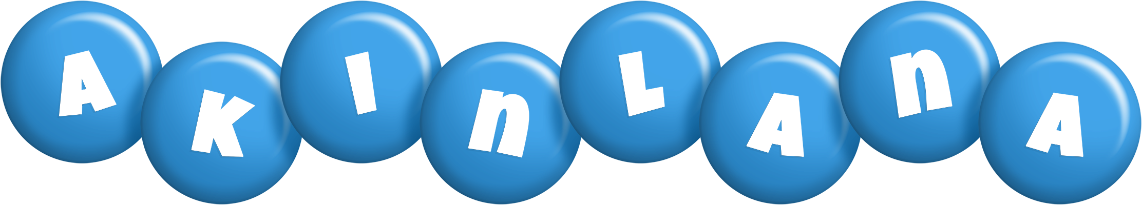 Akinlana candy-blue logo