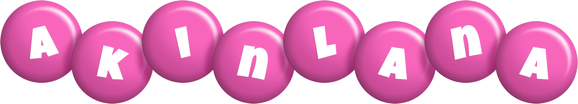 Akinlana candy-pink logo