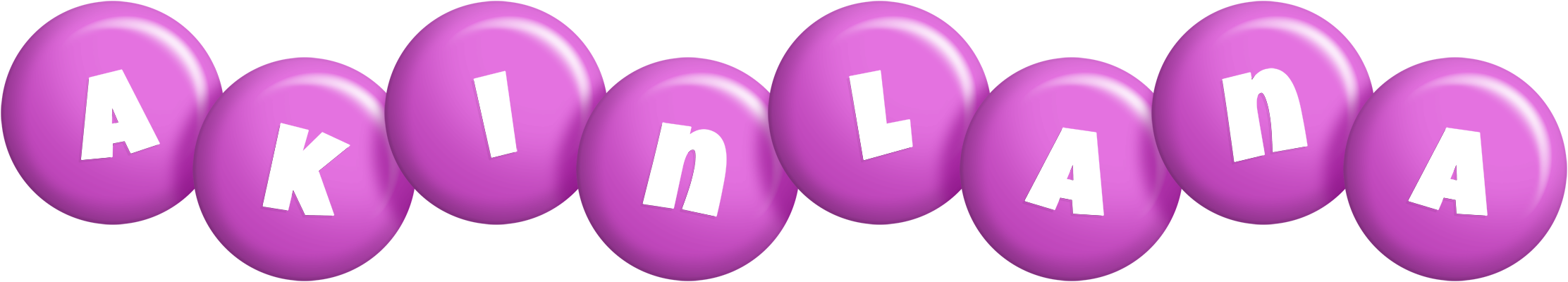 Akinlana candy-purple logo