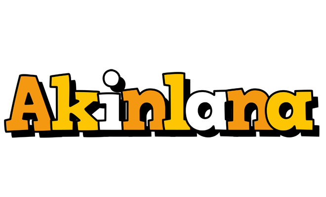 Akinlana cartoon logo