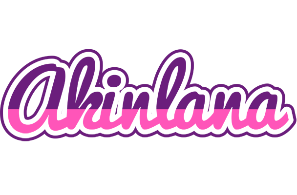 Akinlana cheerful logo
