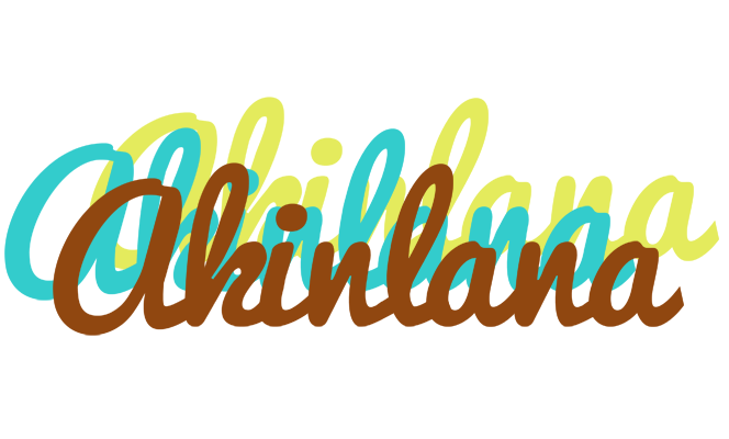 Akinlana cupcake logo