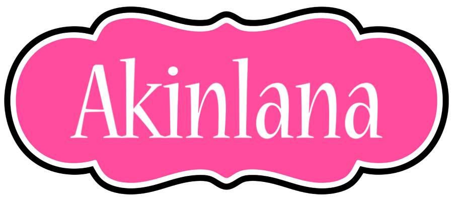 Akinlana invitation logo