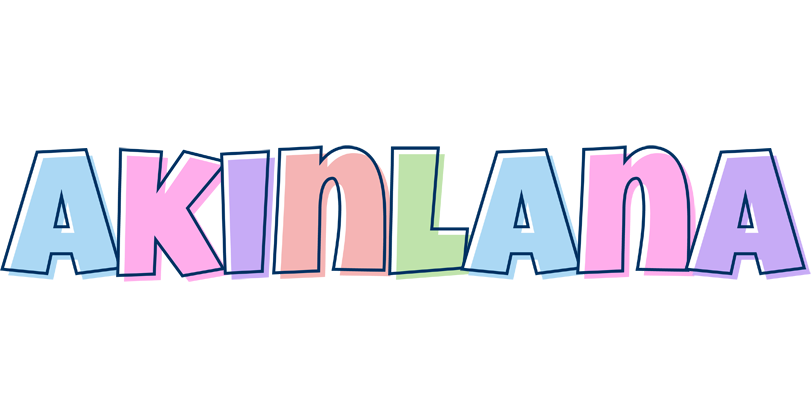 Akinlana pastel logo